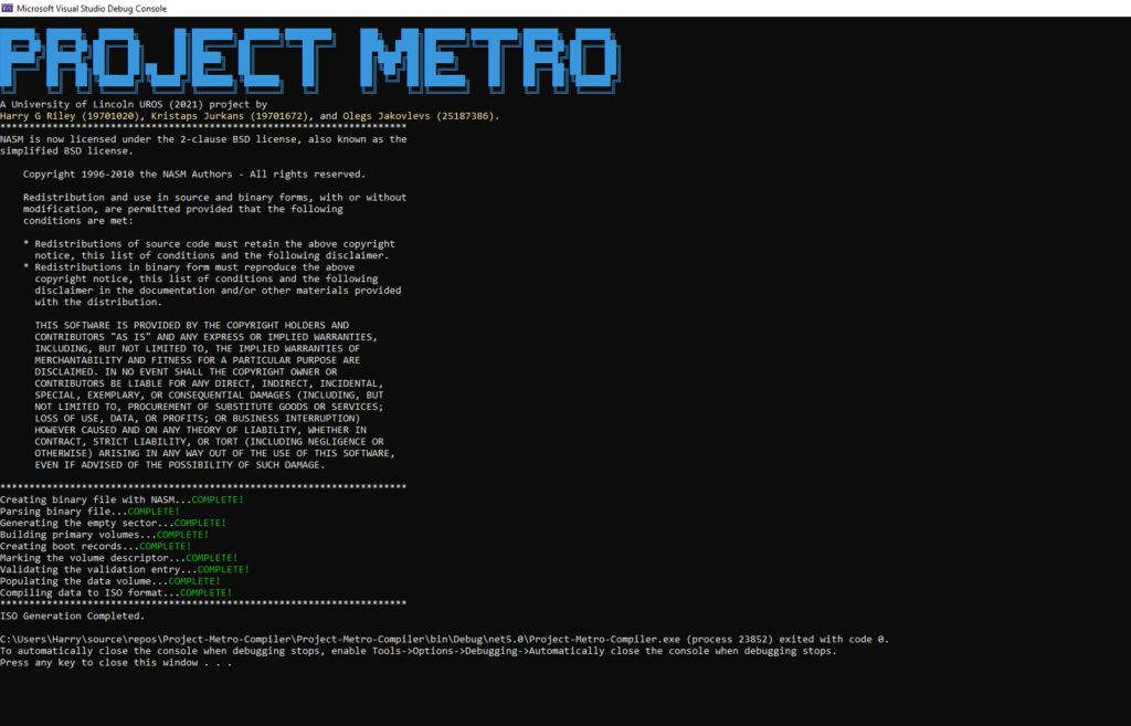 Project Metro